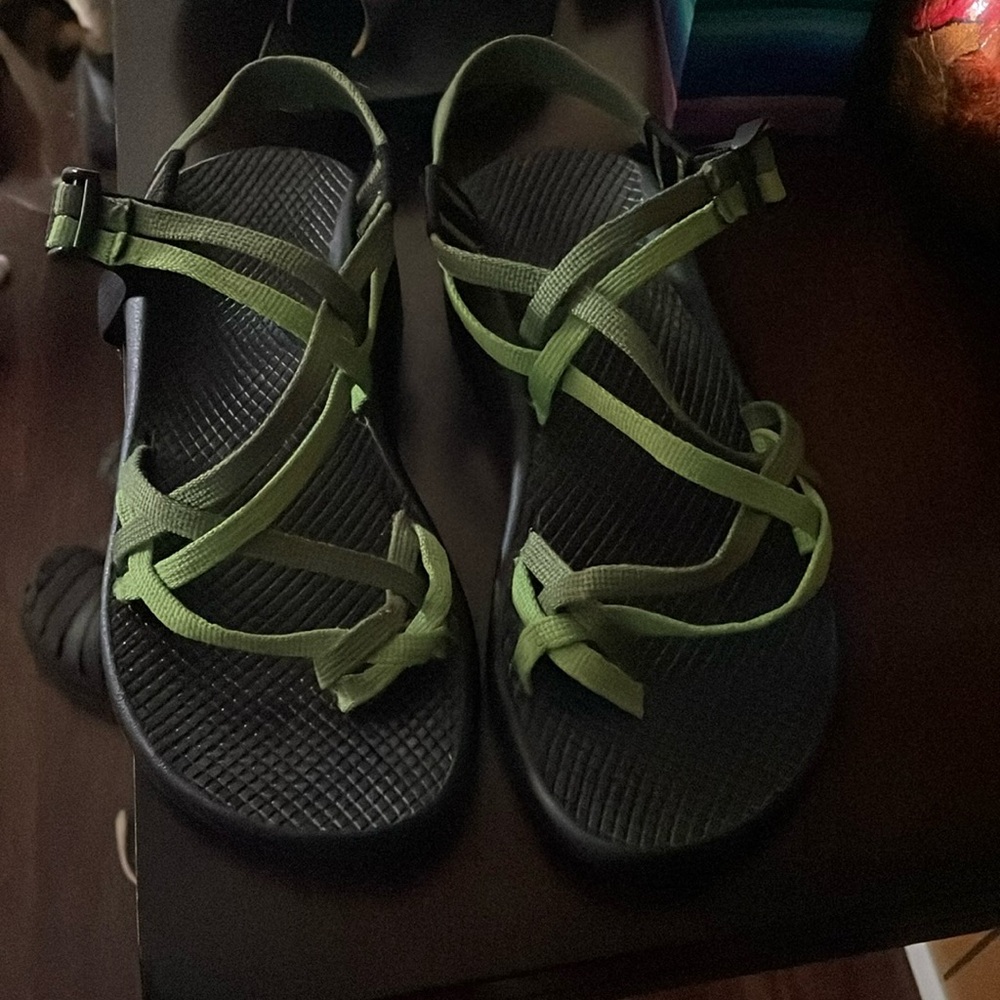 Chaco Women’s ZX2 Yampa Green Strappy Sandals Shoes